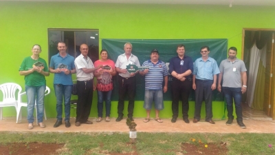 Entrega das casas do programa de Habitação Rural da Cooperativa Cresol